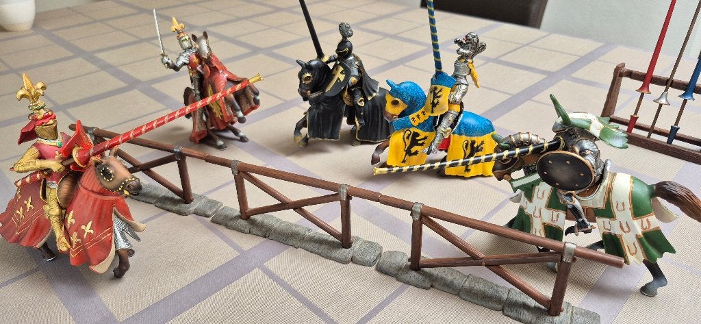 Prachtige set SCHLEICH ridders, Ophalen of Verzenden, Zo goed als nieuw