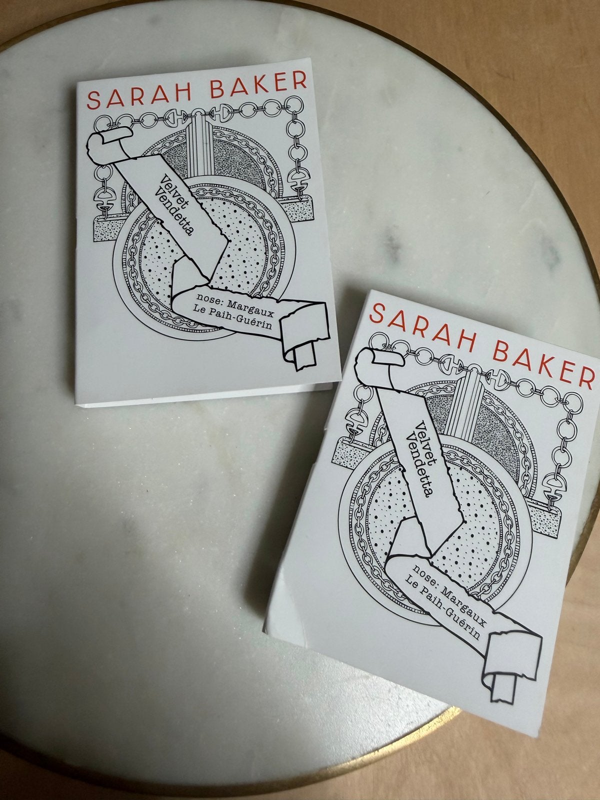 Sarah Baker Velvet Vendetta Extrait de Parfum 2x 2ml Nieuw, Ophalen of Verzenden, Nieuw