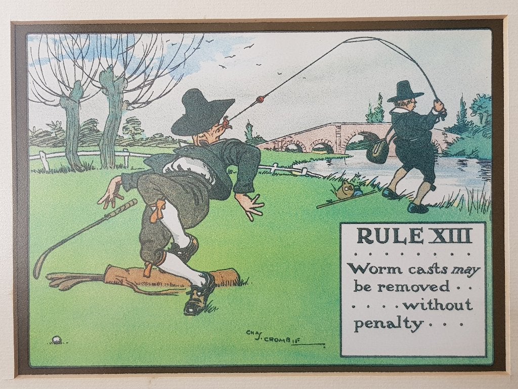Mooie oude ingelijste Perrier reclame litho uit Engeland., Ingelijst, Ophalen of Verzenden, Personages en Fantasiefiguren, Lithografie