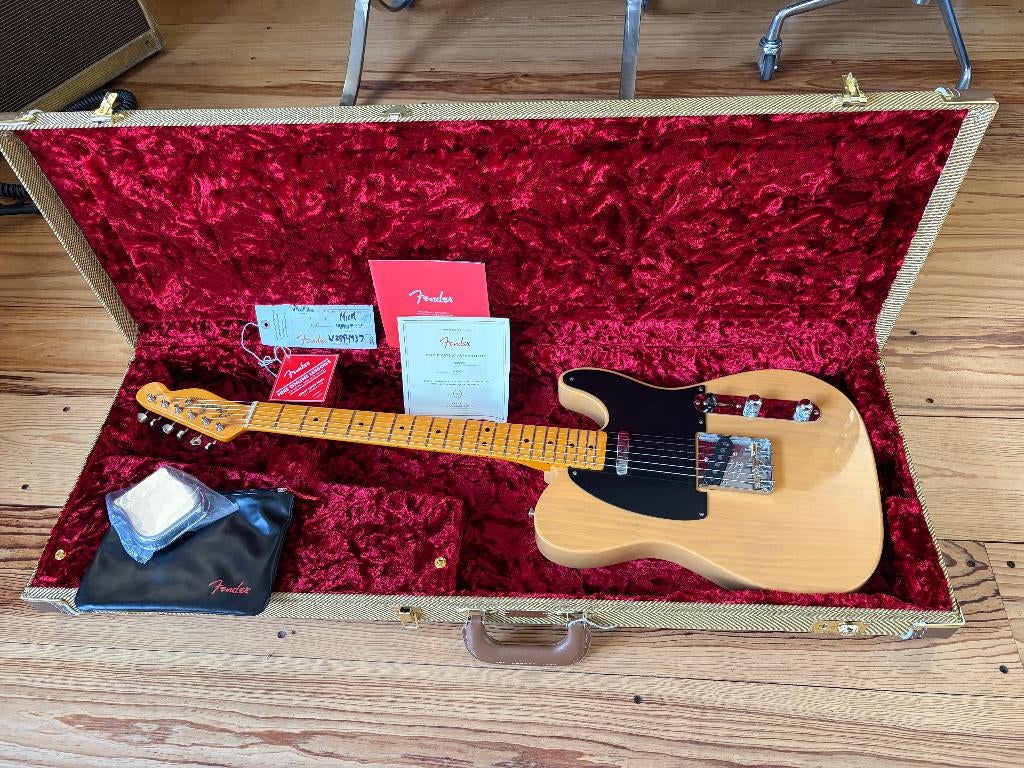 Fender American Vintage II 1951 Telecaster, Muziek en Instrumenten, Snaarinstrumenten | Gitaren | Elektrisch, Ophalen, Zo goed als nieuw