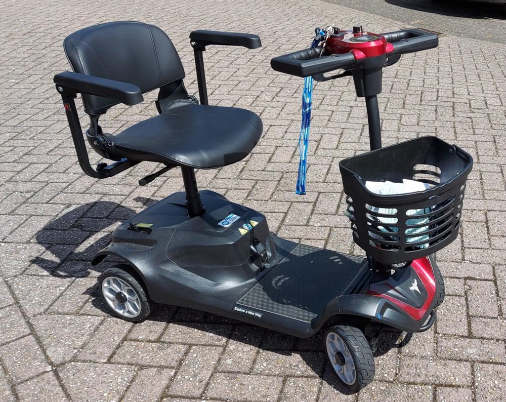 Inklapbare  Handzame Scootmobiel zgan, Diversen, Brommobielen en Scootmobielen, Ophalen, 46 km of meer, 16 km/u of meer