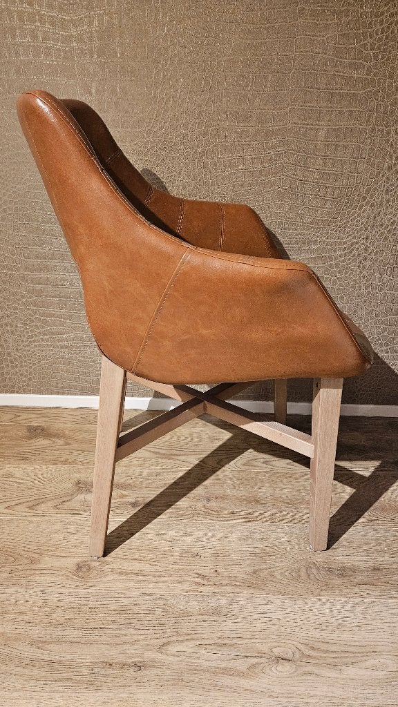 Eetkamer stoelen, Gebruikt, Hout, Ophalen of Verzenden, Drie