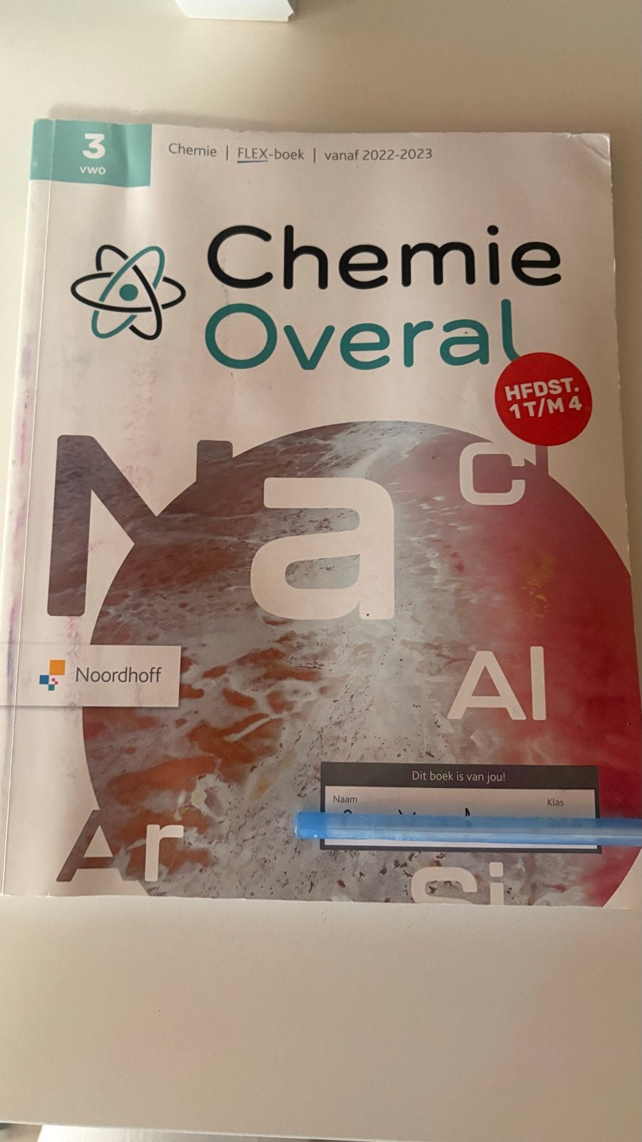 Chemie Overal VWO 3 FLEX-boek h1 t/m 4, Boeken, Ophalen of Verzenden, Zo goed als nieuw, VWO, Scheikunde
