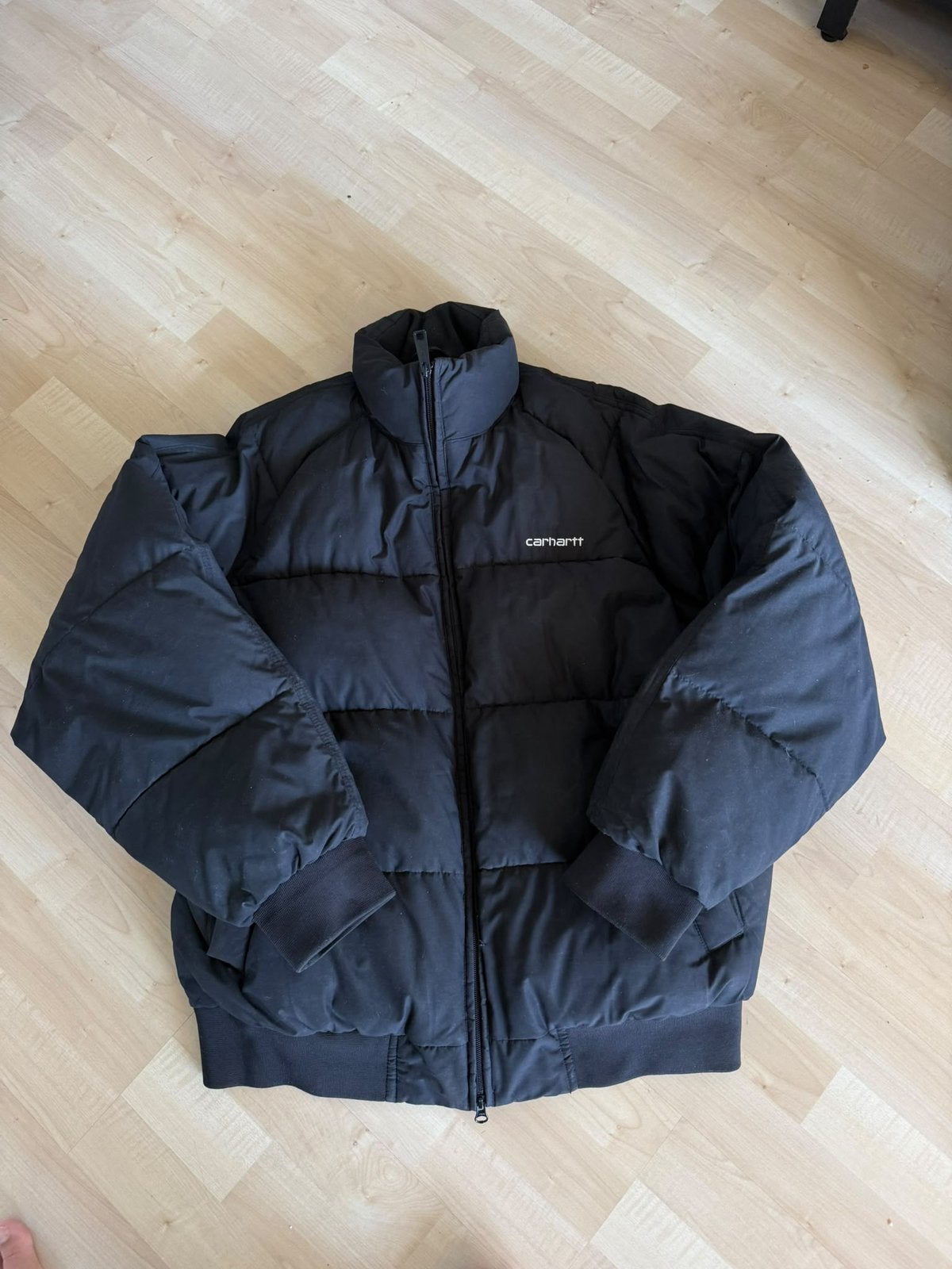 Carhartt puffer winterjas heren, Ophalen, Gedragen, Maat 48/50 (M), Zwart