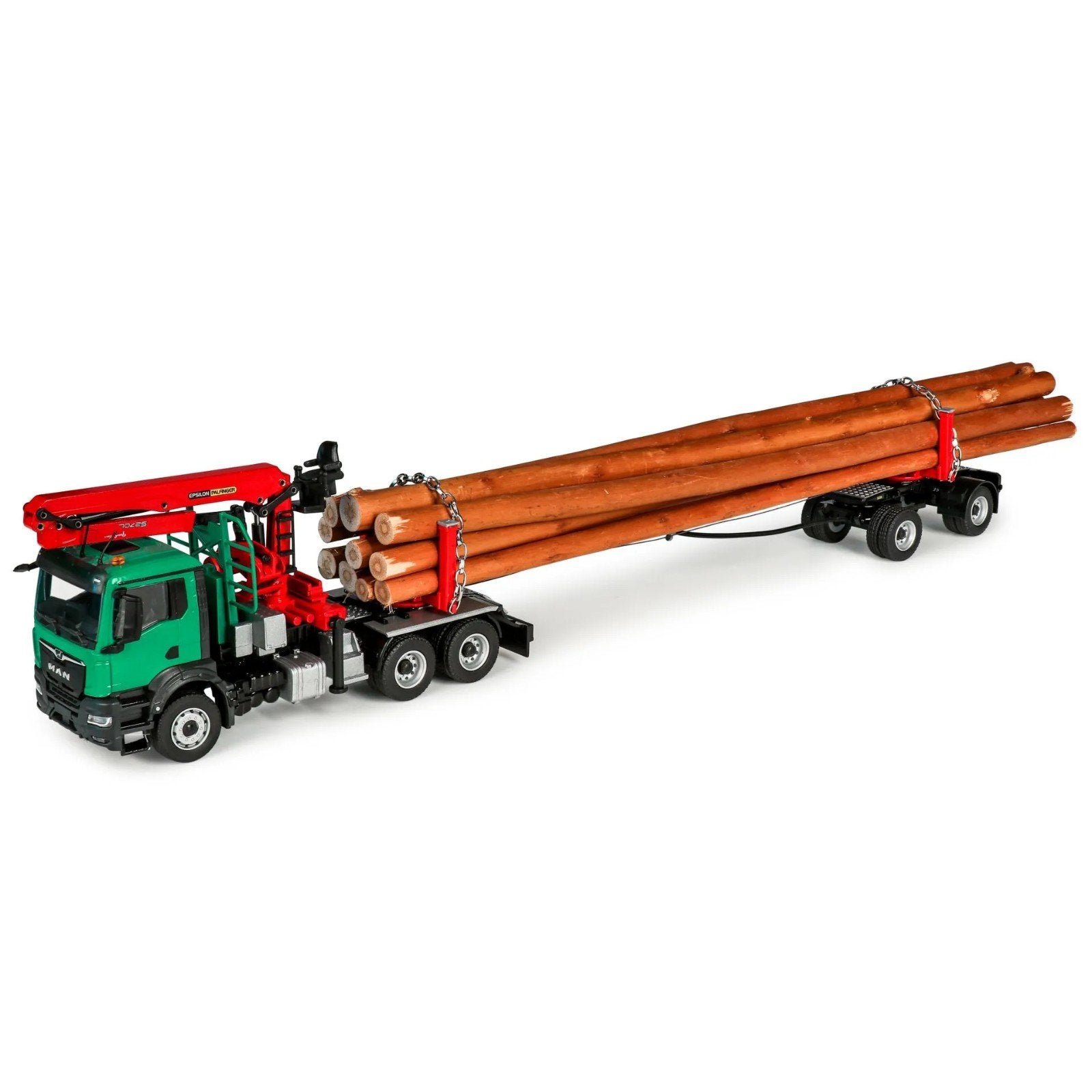 MAN TGS  DOLL Langholzlader m. Kran+Nachlaufer 1:50, Ophalen of Verzenden, Nieuw, Bus of Vrachtwagen, Conrad