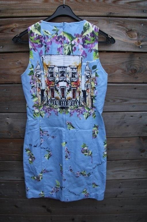 Jurk blauw/ kleur Caroline Biss mt 36 Vaste prijs, Blauw, Ophalen of Verzenden, Zo goed als nieuw, Maat 36 (S)