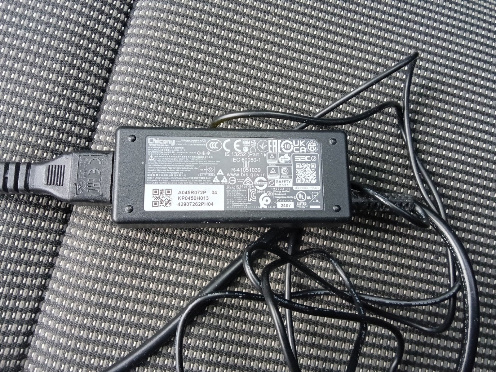laptop opladers, Ophalen