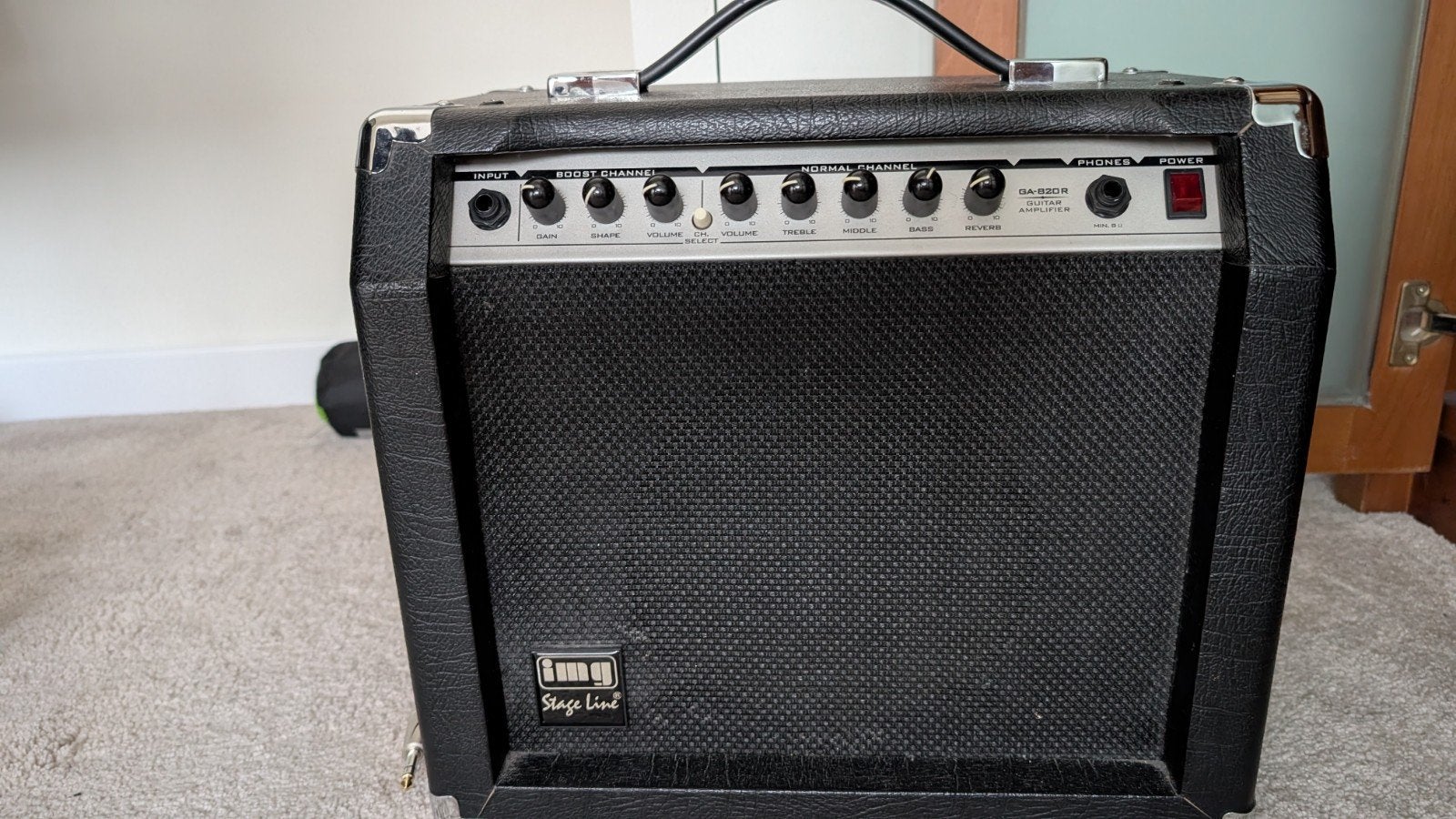 IMG Stage Line gitaarversterker 20W, Ophalen, Gebruikt, Gitaar, Minder dan 50 watt