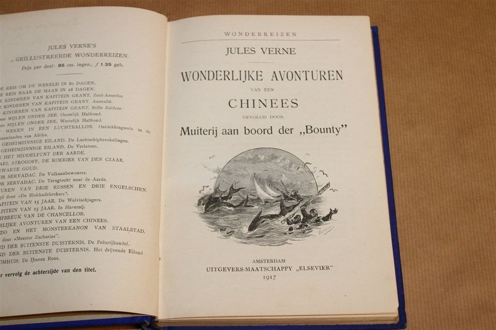 Jules Verne Wonderreizen — Avonturen van een Chinees [1917], Ophalen of Verzenden, Gelezen