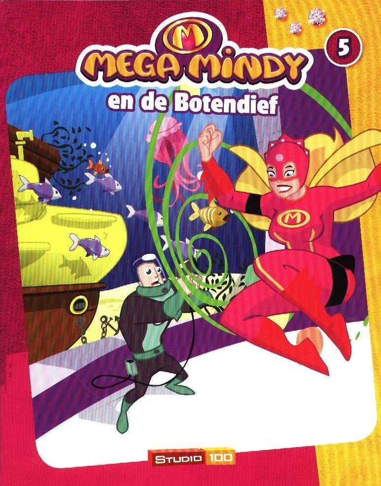 Mega Mindy dl 5 - en de Botendief, Boeken, Kinderboeken | Jeugd | onder 10 jaar, Verzenden, Zo goed als nieuw, Studio 100, Fictie algemeen