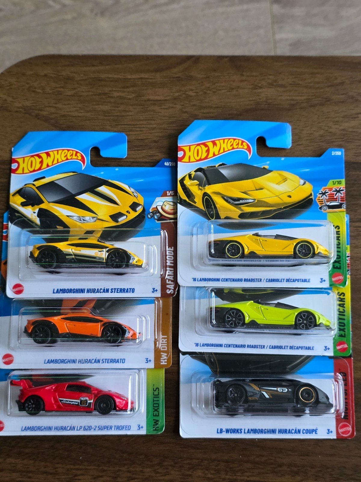 Hot Wheels Lamborghini Collectie - 6 Stuks, Ophalen of Verzenden