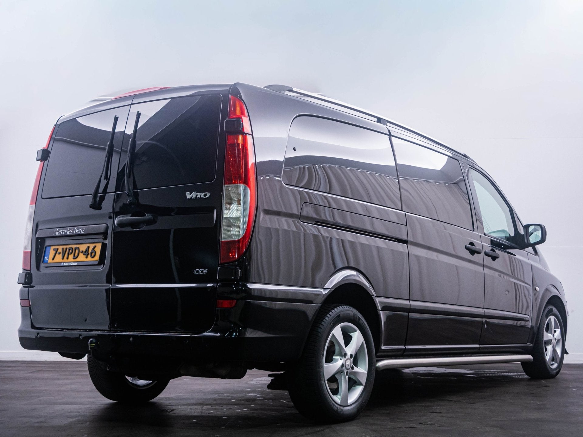 Mercedes-Benz Vito 113 CDI 343 DC Comfort Camera|PDC|Carplay, Auto's, Automaat, Euro 5, Gebruikt, Zwart