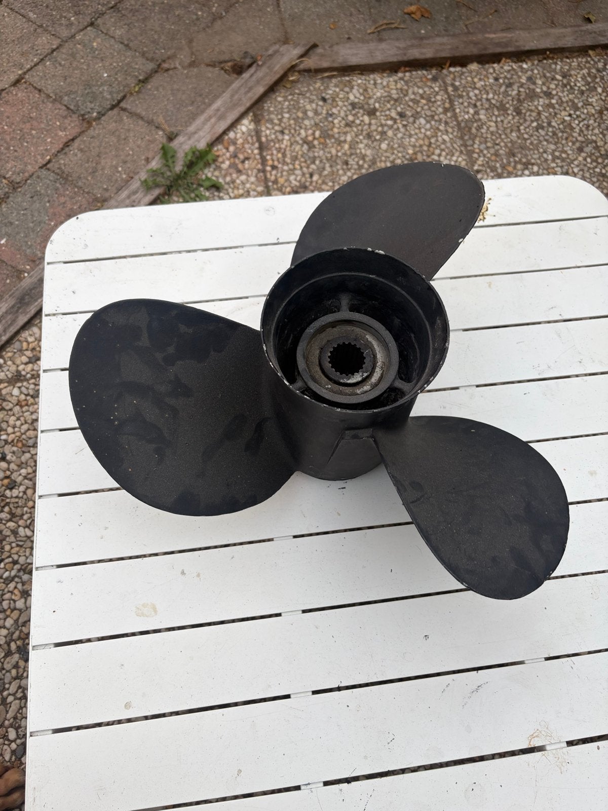 Mercury-Mercruiser Bravo 2 Propeller 17 1/2 x 23, Ophalen of Verzenden, Gebruikt, Motor en Techniek, Motorboot
