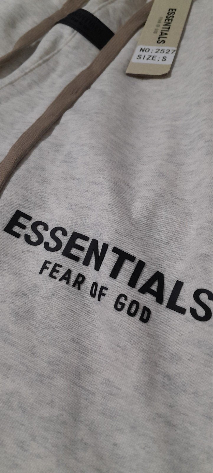 Essentials Fear of God Pak Wit/Grijs Maat S/M, Wit, Nieuw, Ophalen of Verzenden, Maat 46 (S) of kleiner