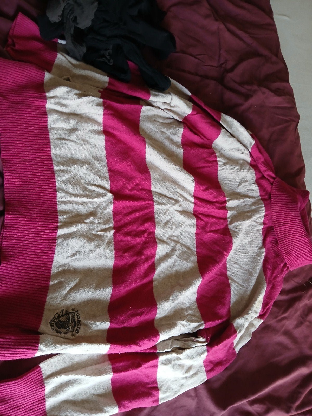 Gerry Weber trui roze/crème gestreept met lange mouwen, Ophalen of Verzenden