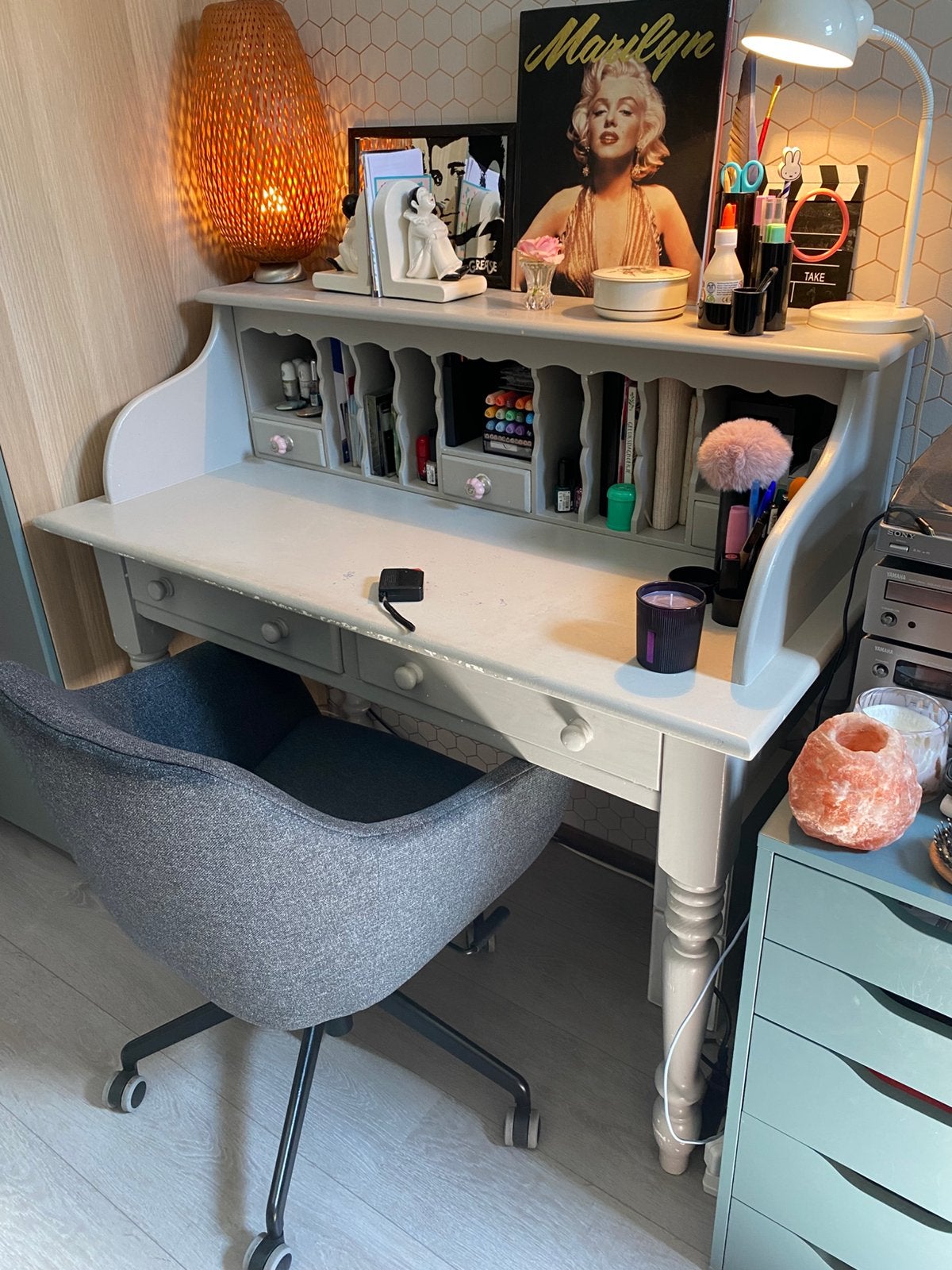 Bureau secretaire hout Kidsfactory, Ophalen, Met lades, Gebruikt, Hout