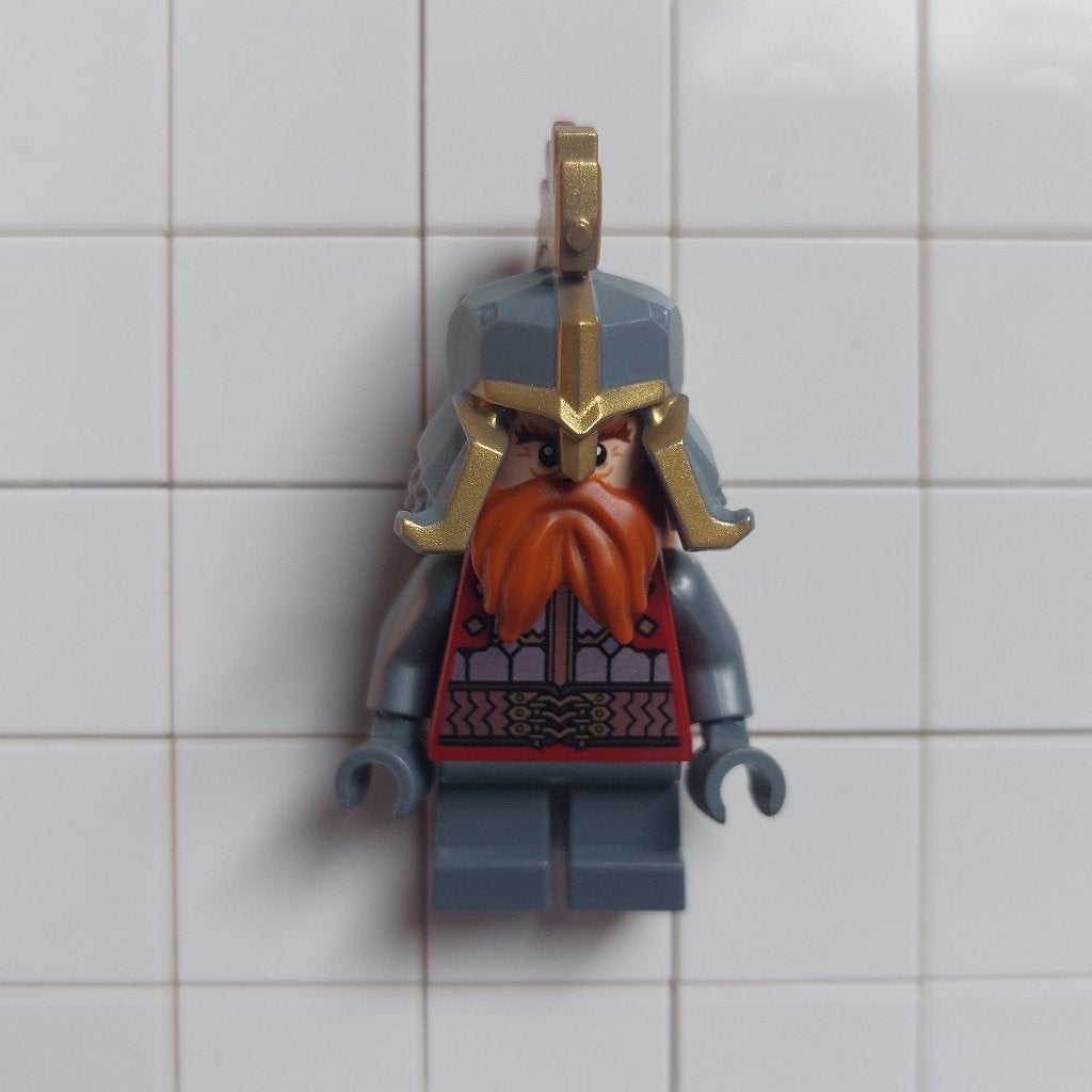 LEGO LOTR Minifig - Dain Ironfoot - lor107, Ophalen of Verzenden, Zo goed als nieuw