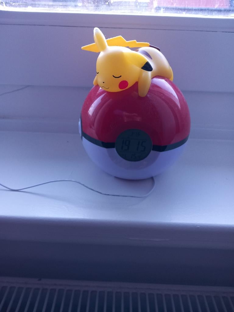Wekker Pokemon, Witgoed en Apparatuur, Wekkers, Ophalen of Verzenden, Zo goed als nieuw, Analoog