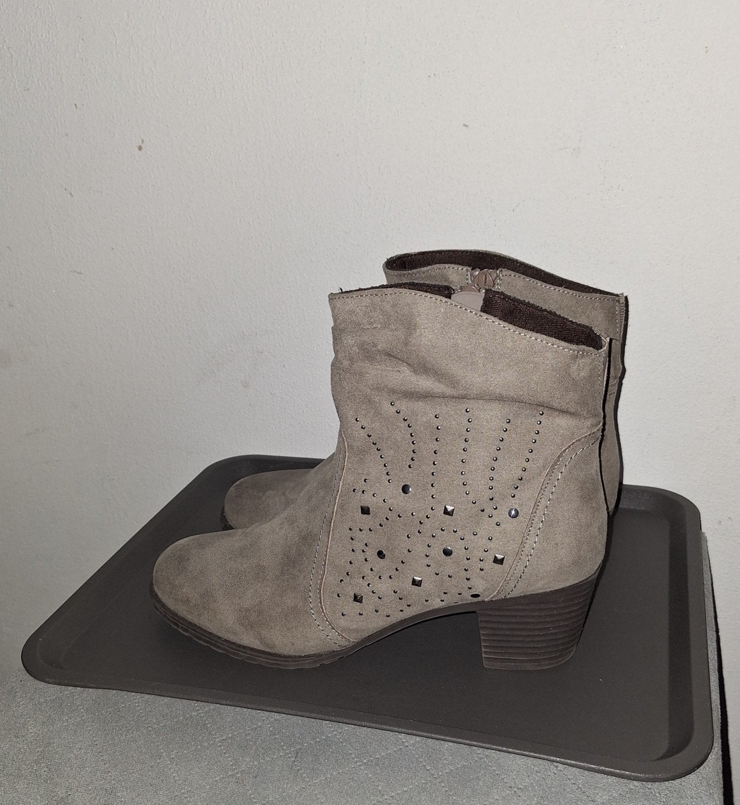 Dames enkellaarsjes van FOOTFLEXX maat 40 z.g.a.n, Kleding | Dames, Schoenen, Beige, Lage of Enkellaarzen, Ophalen of Verzenden