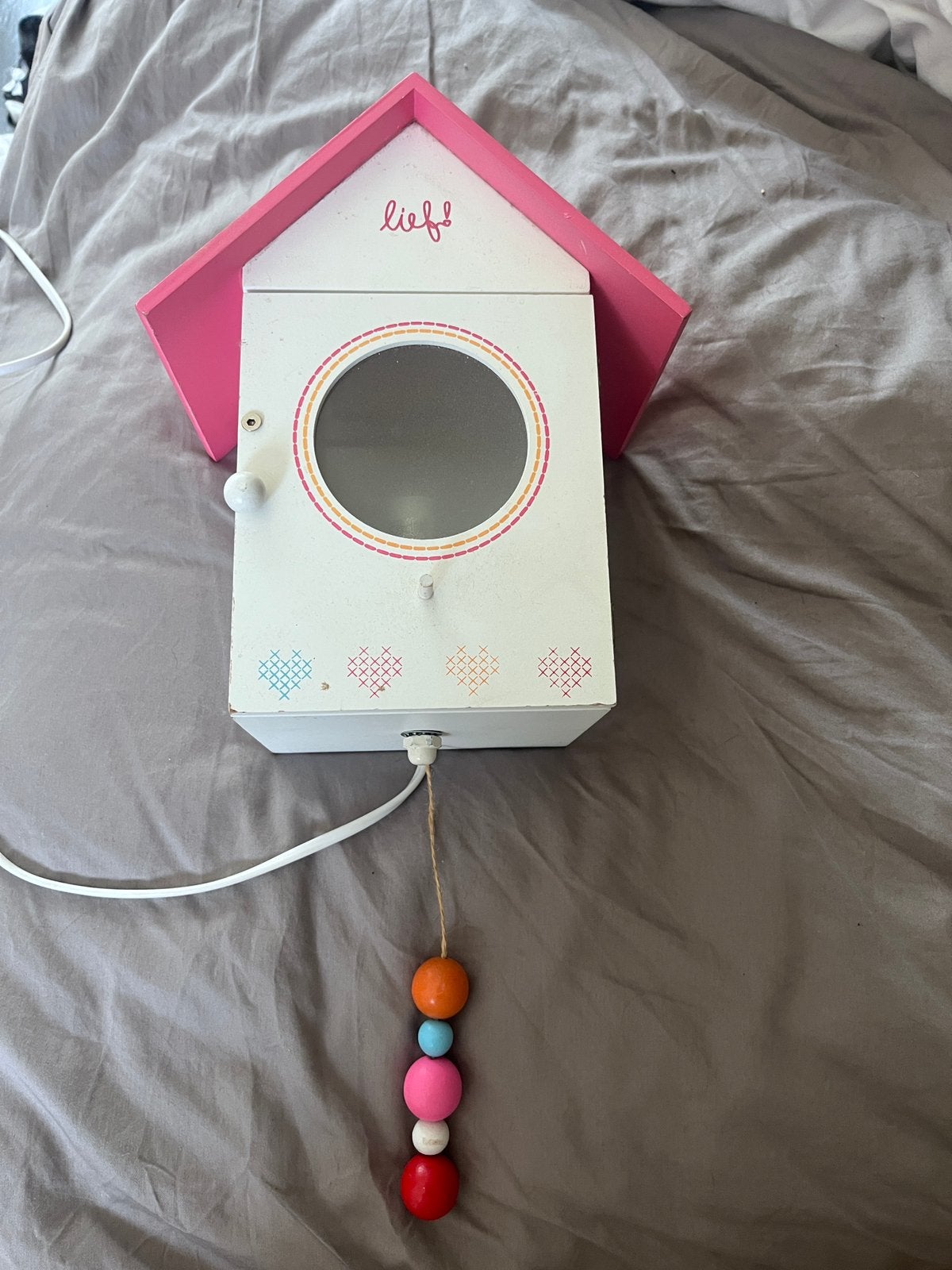 Lief schemerlamp huisje, lampje, Ophalen of Verzenden, Zo goed als nieuw, Overige typen