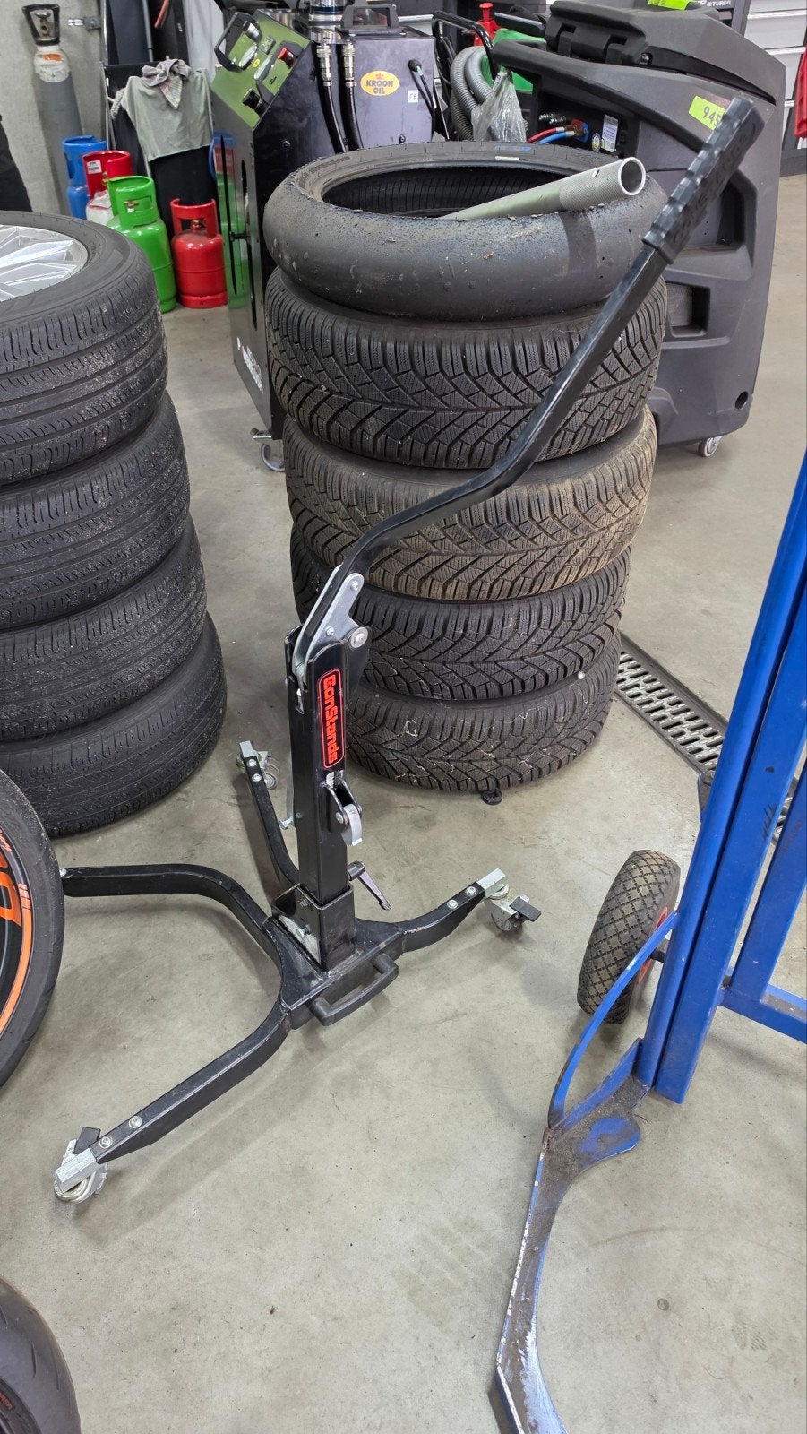 Constands paddockstand zonder bussen voor type motor, Motoren, Ophalen