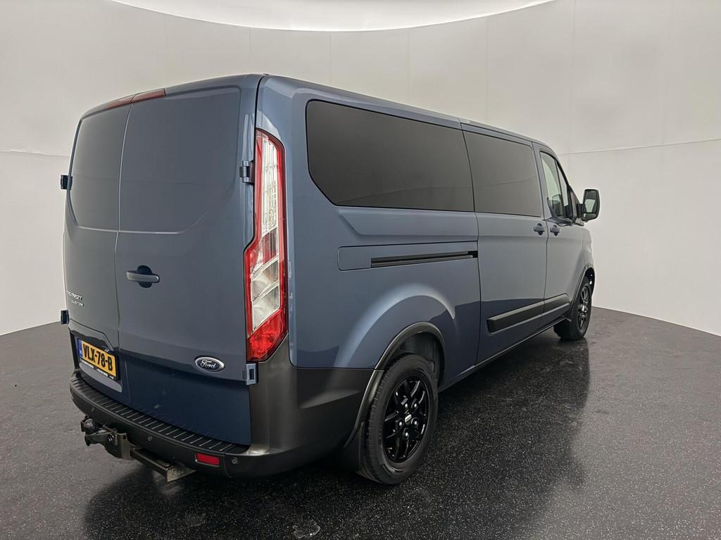Ford Transit Custom 2.0 TDCI 130PK L2H1 TRAIL l AIRCO l NAVI, Auto's, Bestelauto's, Voorwielaandrijving, 4 cilinders, Blauw, 2800 kg