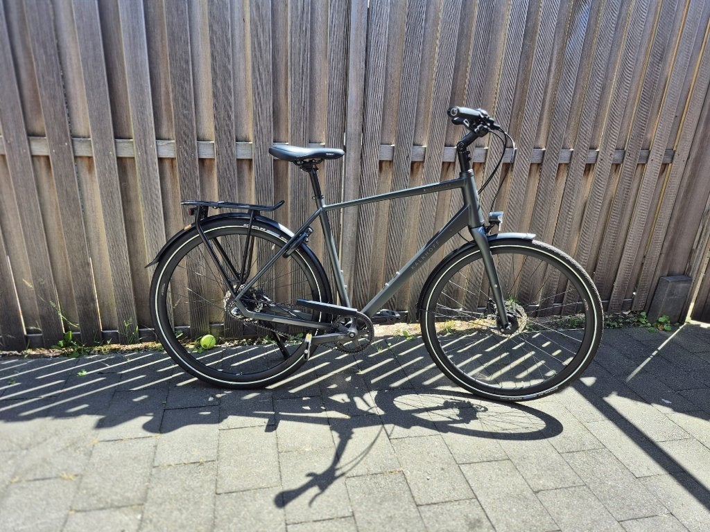 Herenfiets Kalkhoff Endeavour 8 BLX met riemaandrijving, Versnellingen, Zo goed als nieuw, Schijfrem, 53 tot 57 cm