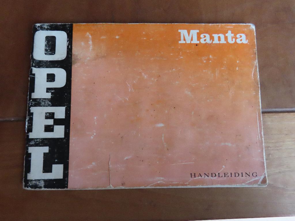 Instructieboek Opel Manta, Mant Rallye 1971, Ophalen of Verzenden