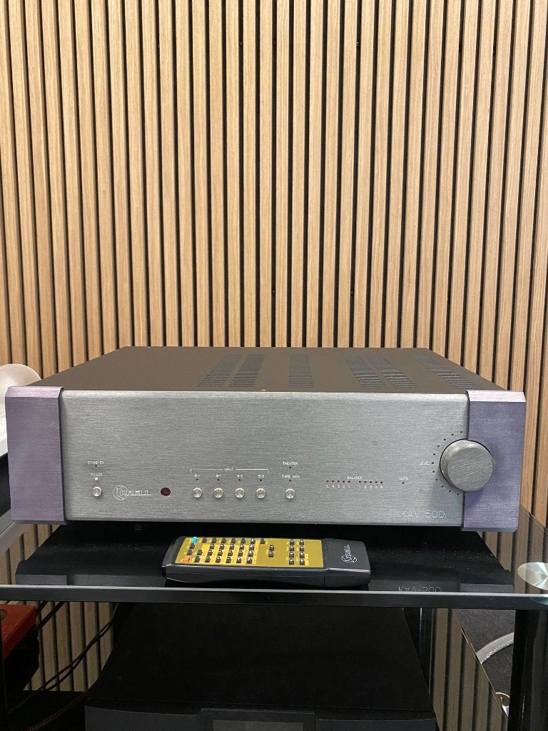 krell kav 500i, Ophalen, Zo goed als nieuw, 120 watt of meer, Overige merken
