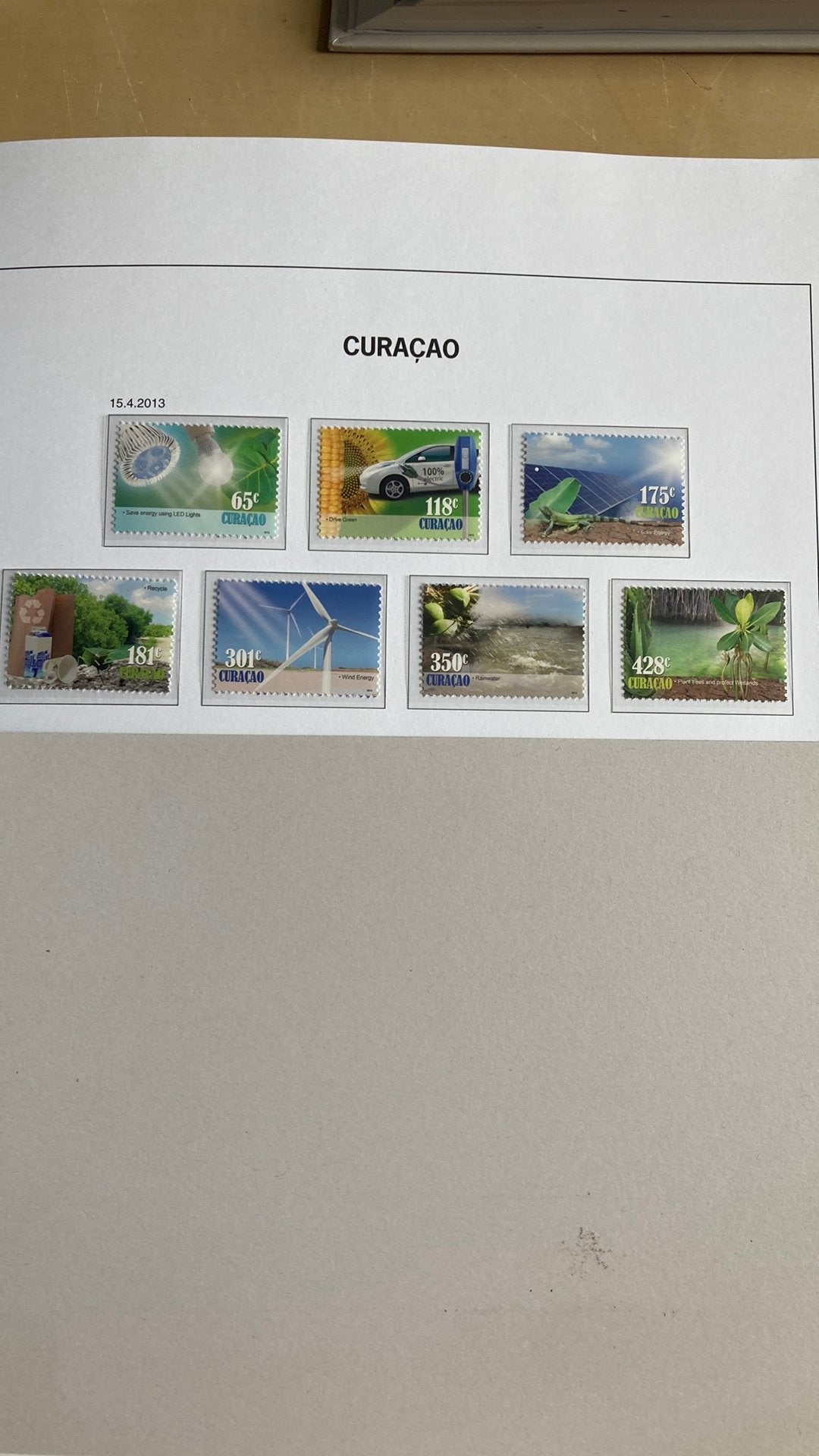 Curaçao 129/35 OA auto post fris, Ophalen of Verzenden