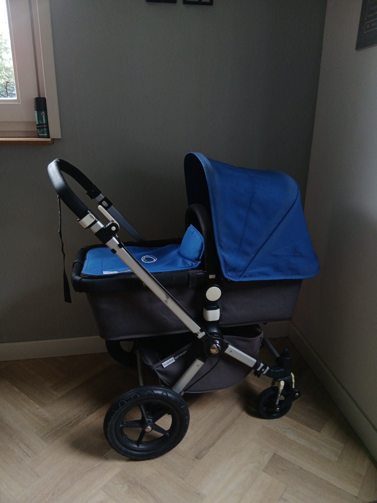 Bugaboo Cameleon kinderwagen grijs, Ophalen, Gebruikt, Bugaboo, Verstelbare duwstang