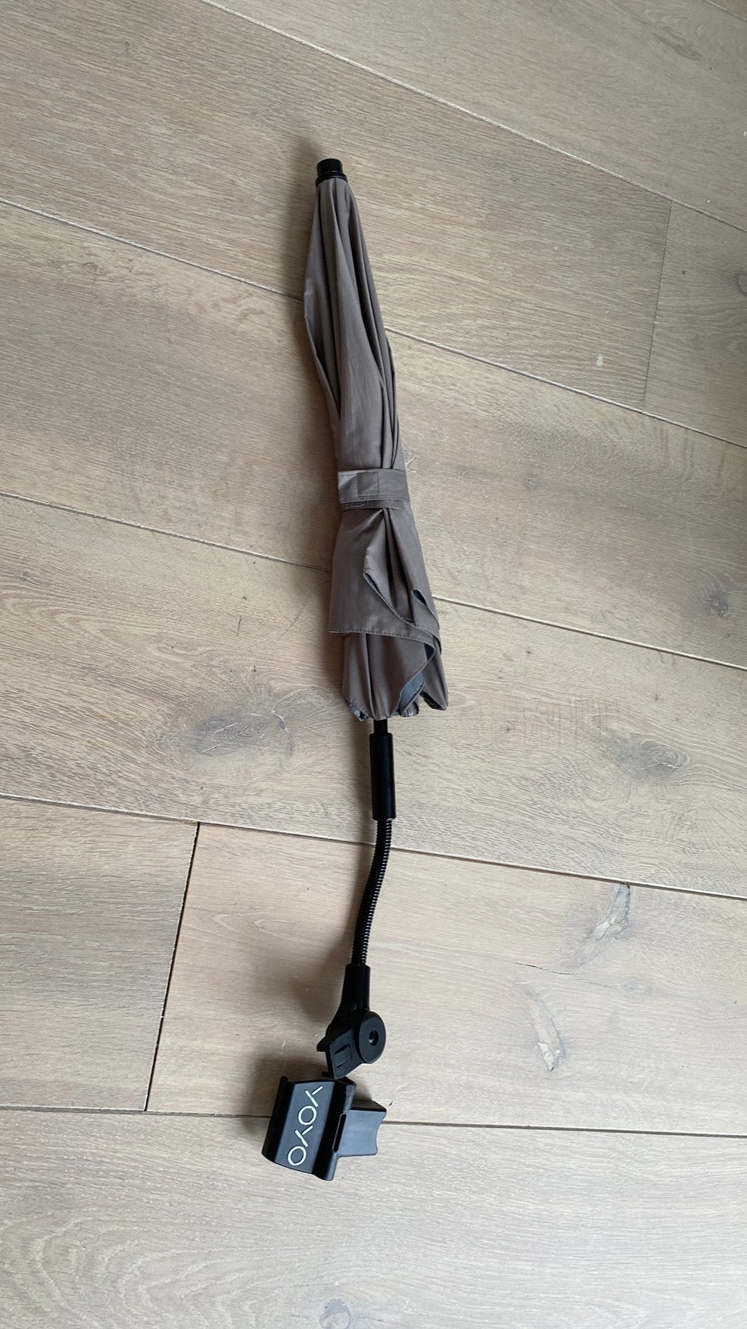 Babyzen YOYO parasol voor kinderwagen - Grijs, Ophalen of Verzenden, Gebruikt, Kinderwagen, Overige merken