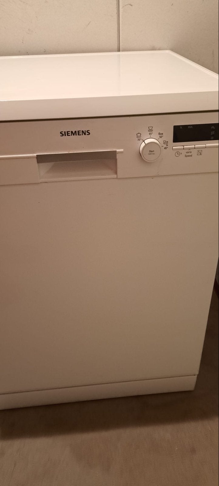 Siemens Vrijstaande Vaatwasser - Wit, Witgoed en Apparatuur, Gebruikt, 60 cm of meer, Eco programma, Ophalen of Verzenden