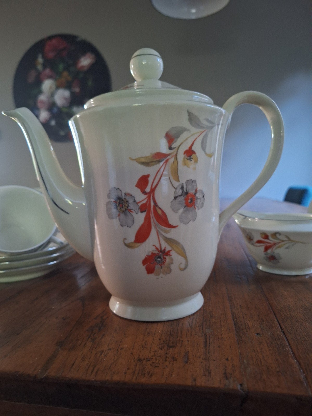 Koffie / thee servies compleet, Antiek en Kunst, Antiek | Servies compleet, Ophalen of Verzenden
