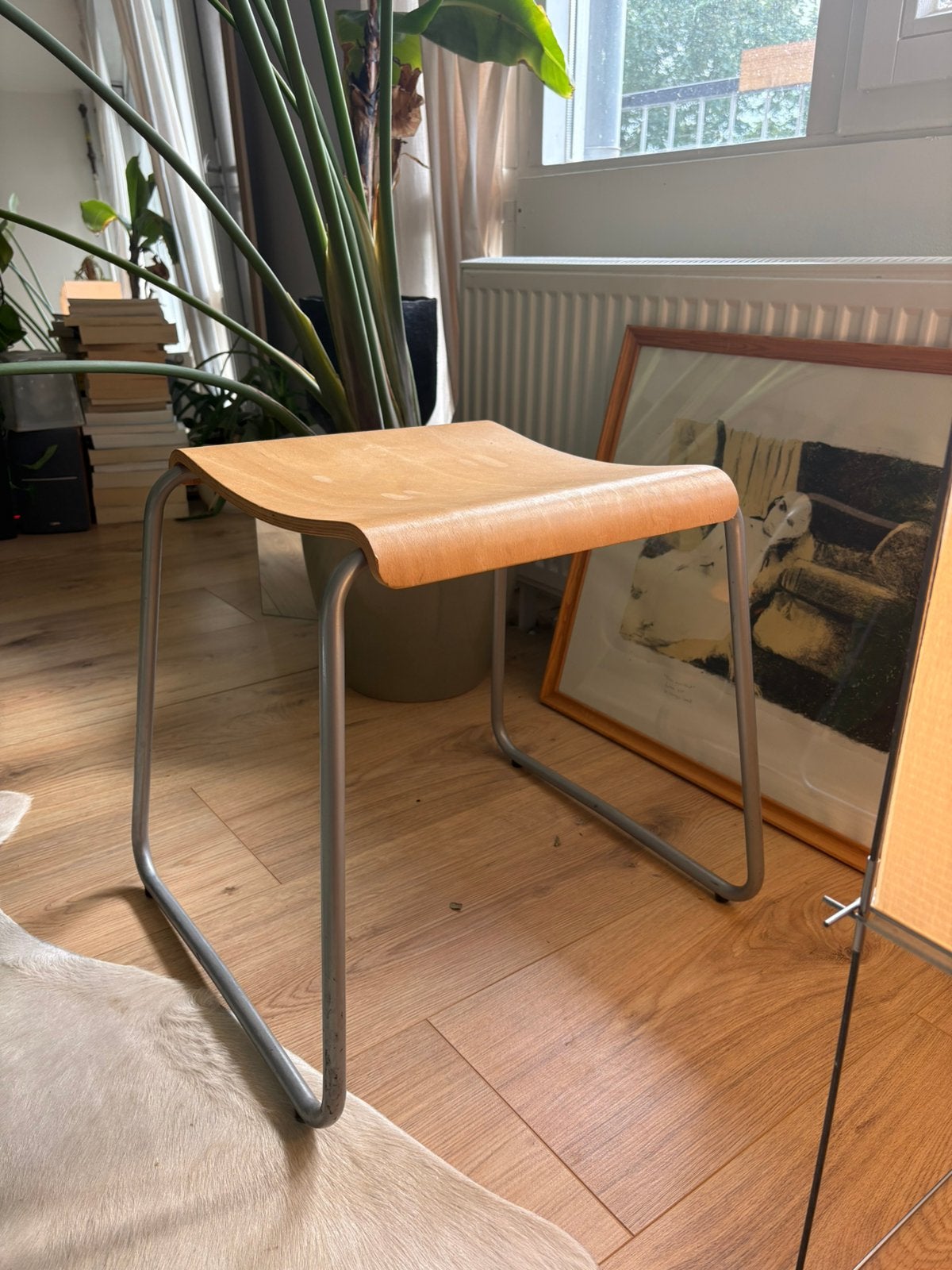 IKEA kruk - Model Kristian Pallar - Design Eva Lilja, Ophalen of Verzenden, Gebruikt, Hout