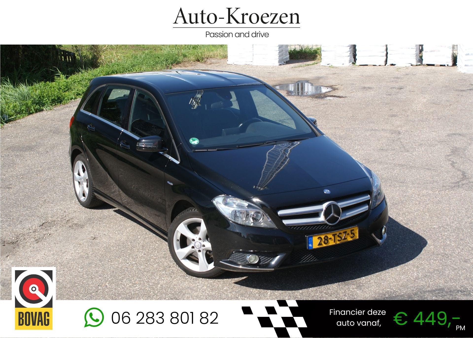 Mercedes-Benz B-klasse 180 | Org NL Auto | Nieuw model |, Voorwielaandrijving, Euro 5, Gebruikt, 4 cilinders