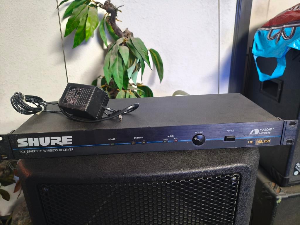 Shure EC4 Draadloze Microfoon Set - DE 198.250, Muziek en Instrumenten, Microfoons, Ophalen, Gebruikt, Zangmicrofoon, Draadloos