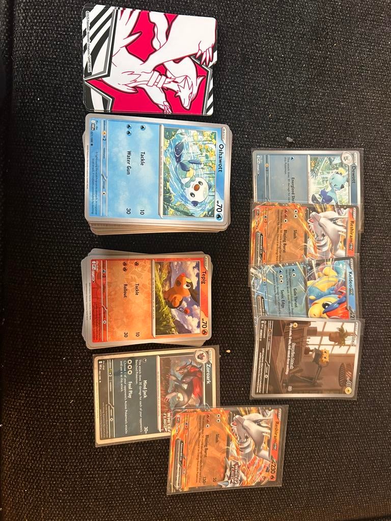 Pokémon Kaarten Bulk engels black bolt en white flare, Ophalen of Verzenden, Zo goed als nieuw, Meerdere kaarten
