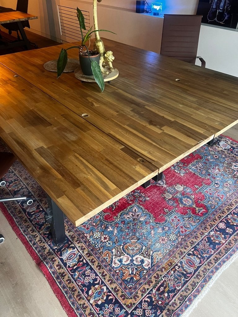 2x bureau, Huis en Inrichting, Ophalen, Hout, 100 cm, Zo goed als nieuw
