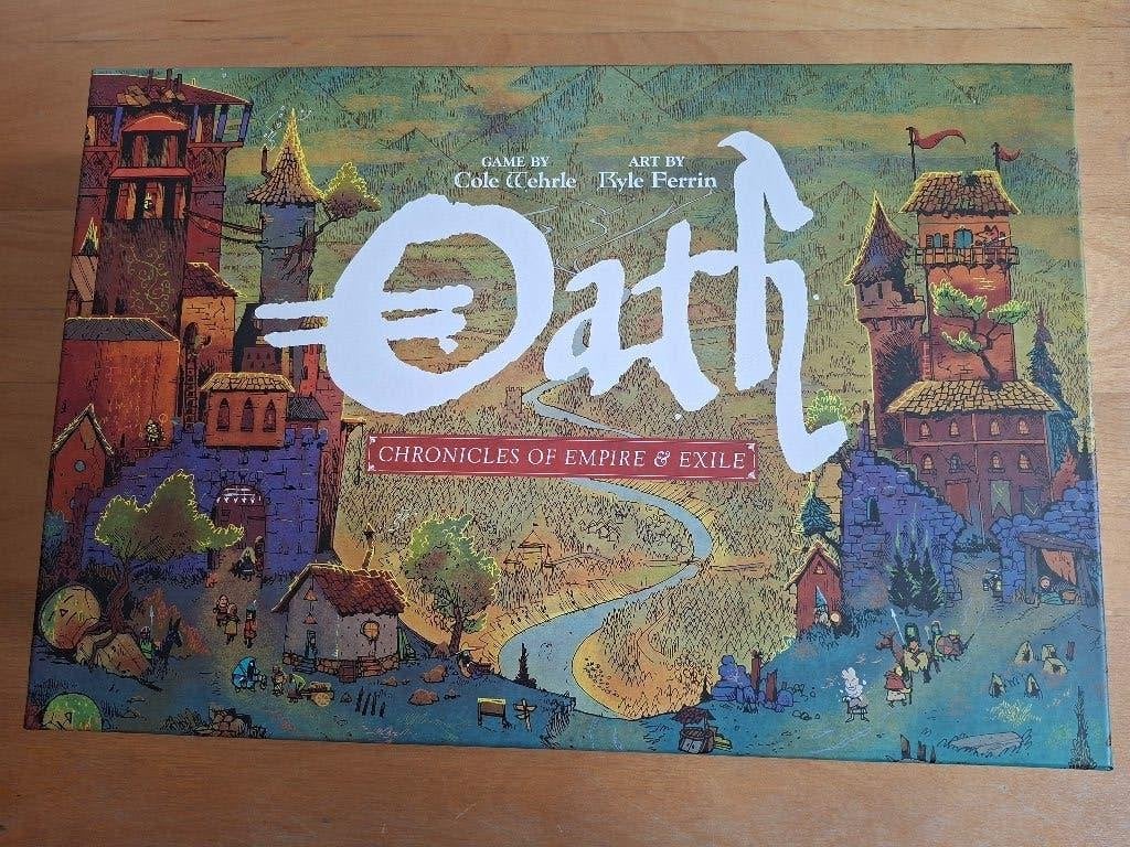 Oath Chronicles of Empire & Exile, Vijf spelers of meer, Ophalen of Verzenden, Gebruikt, Leder Games