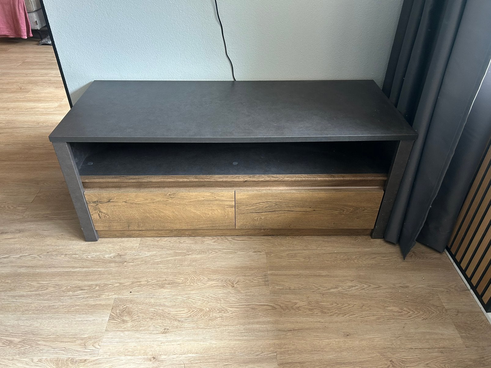 Mooie tv meubel, Ophalen, Gebruikt, 100 tot 150 cm, Minder dan 100 cm