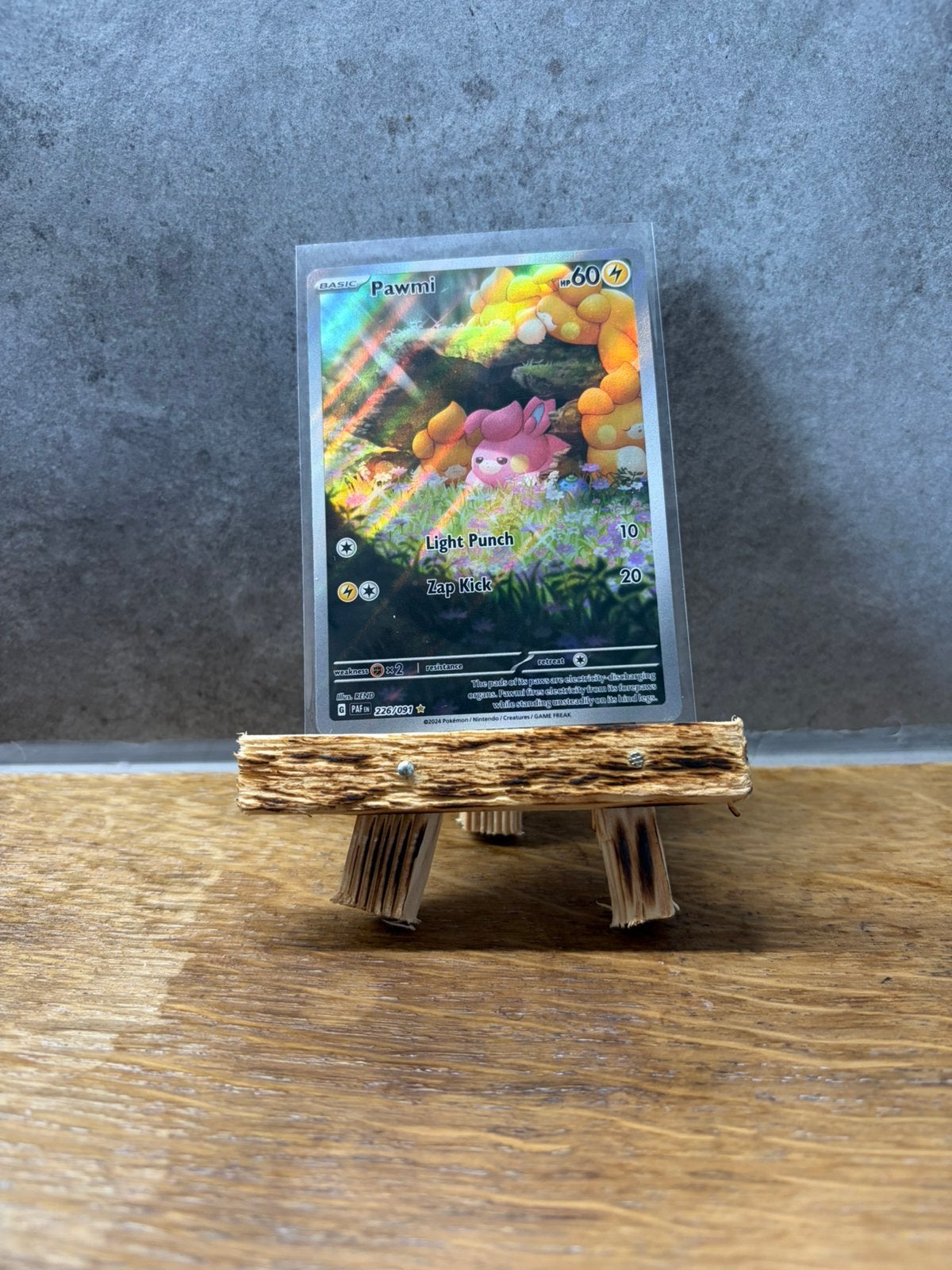 Pokemom pawmi, Verzenden, Nieuw, Losse kaart, Foil