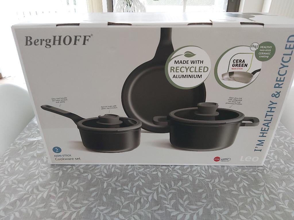 Set kookpotten Berghoff, Huis en Inrichting, Keuken | Potten en Pannen, Ophalen, Overige materialen, Nieuw, Pannenset