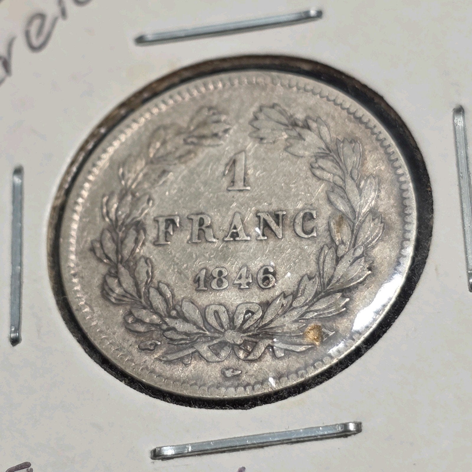 1 franc 1846 Frankrijk, Verzenden, Frankrijk, Losse munt, Zilver