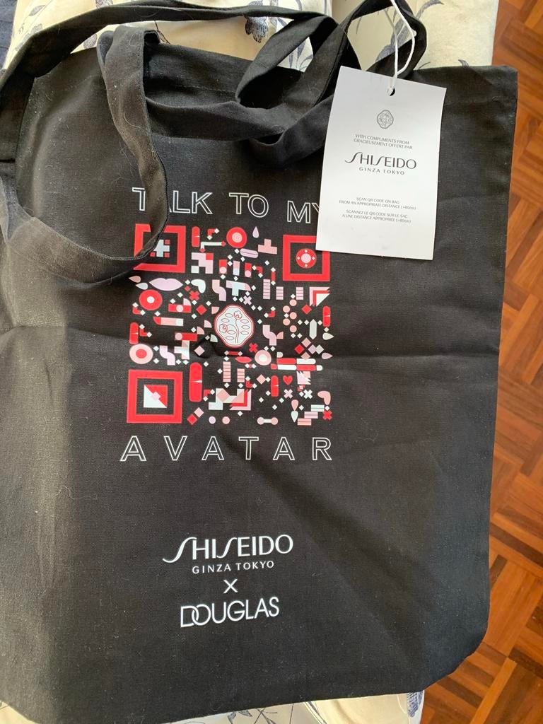 Nieuwe stoffen tas van SHISEIDO label hangt er nog aan, Ophalen of Verzenden, Nieuw, Overige typen