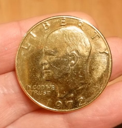 Gouden Dollar munt 1972, Postzegels en Munten, Munten | Amerika, Ophalen of Verzenden, Noord-Amerika