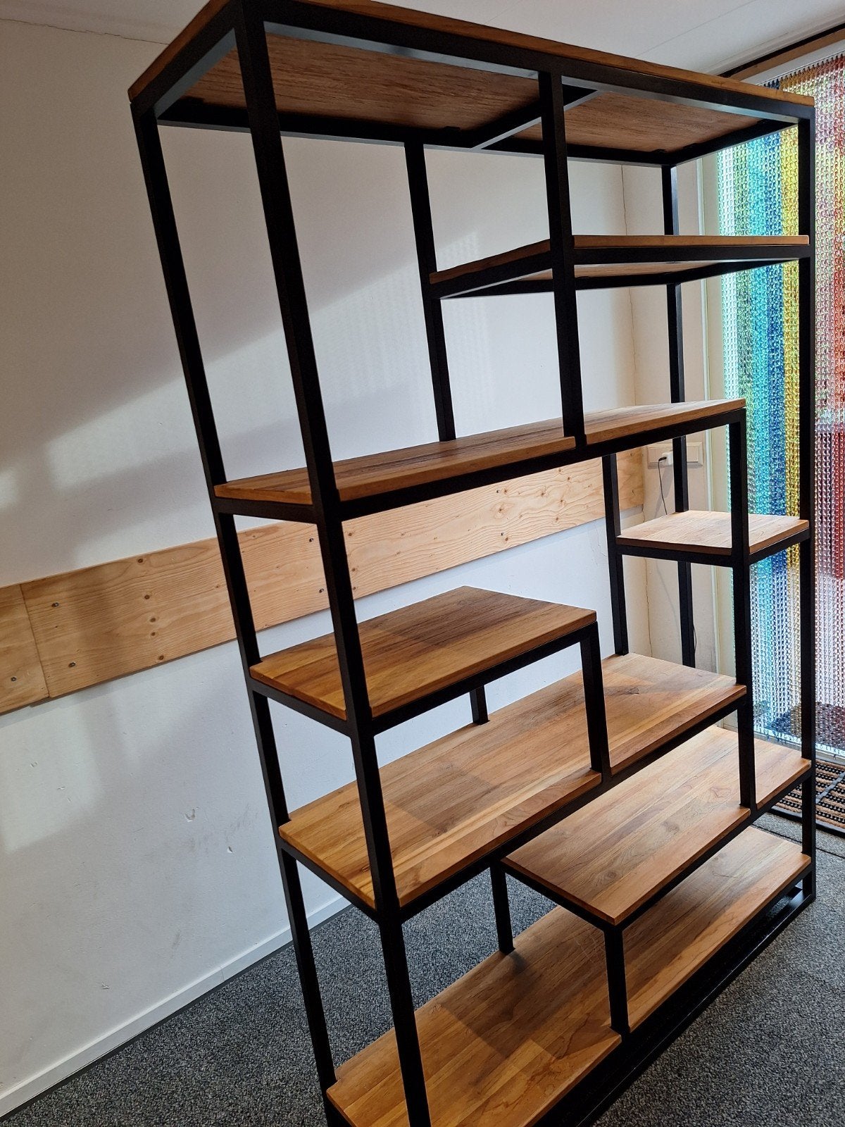 Moderne industriele roomdivider, 190x130x35 (hbd), Ophalen, Zo goed als nieuw
