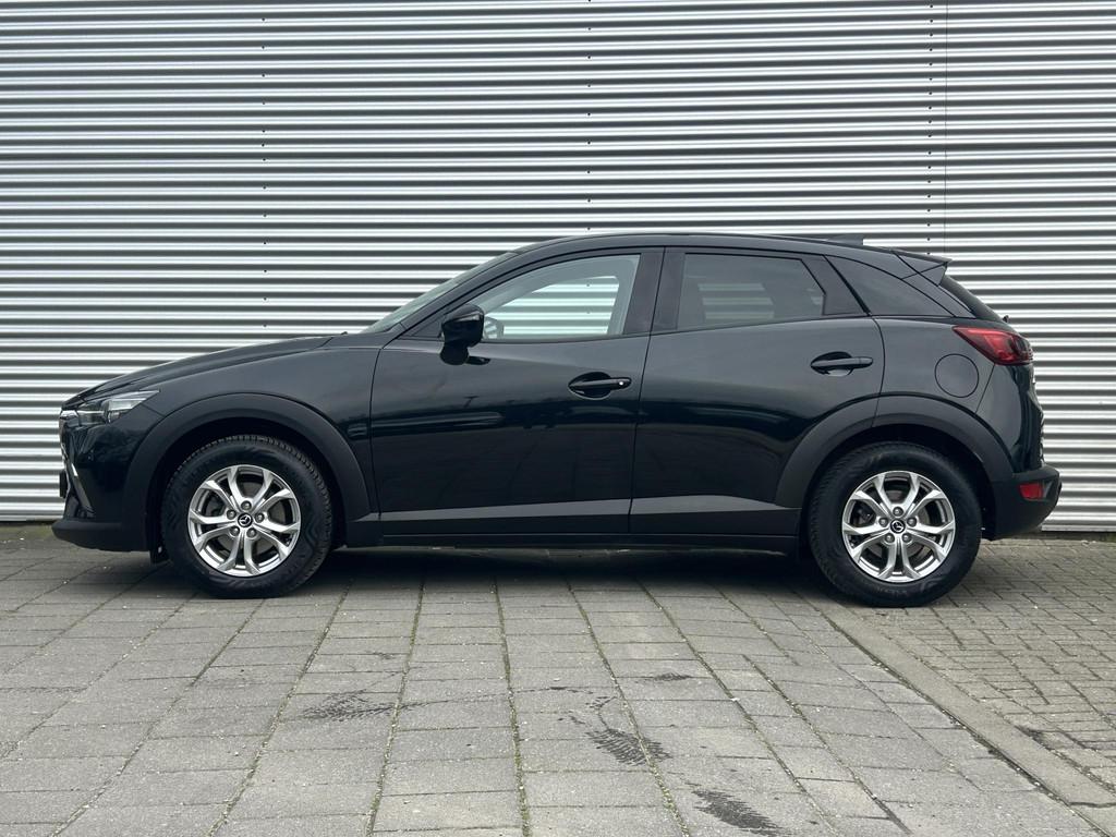 Mazda CX-3 2.0 SkyActiv-G 120 Dynamic | Trekhaak | Carplay |, Auto's, 1998 cc, Stof, 4 cilinders, Zwart