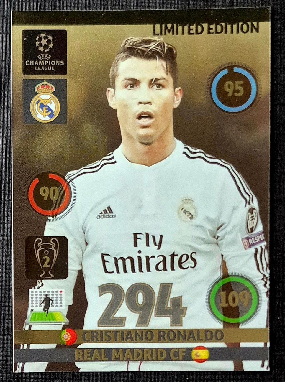 Panini Limited Edition Cristiano Ronaldo - Real Madrid, Verzamelen, Ophalen of Verzenden, Zo goed als nieuw, Buitenlandse clubs