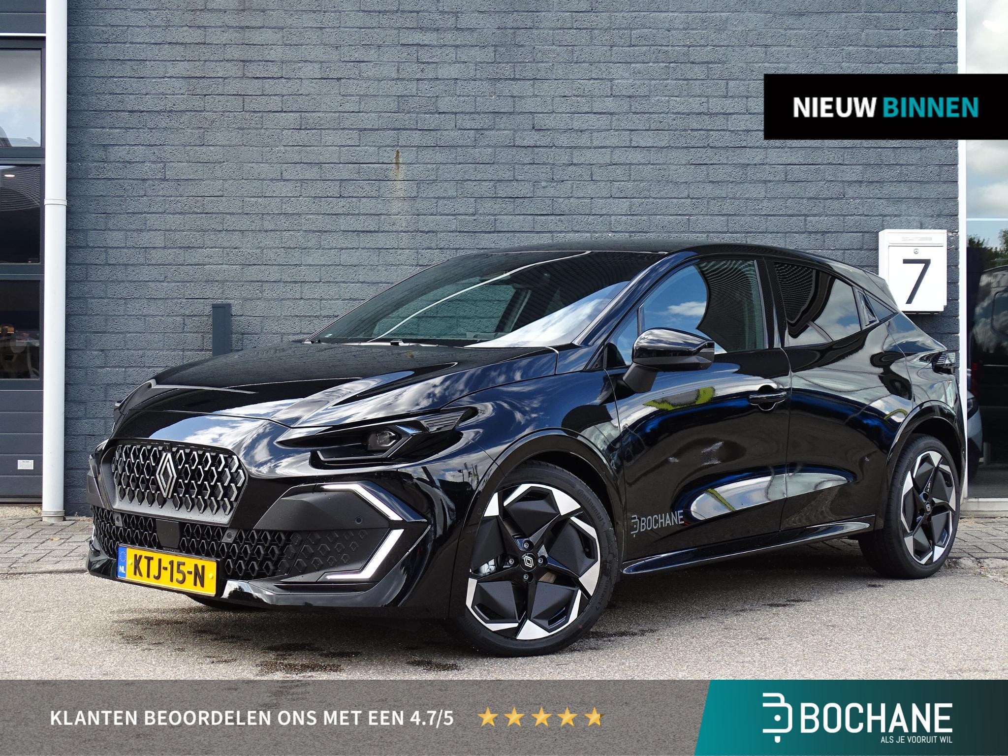 Renault Clio 1.8 Hybrid 160 esprit Alpine ACHTERSPOILER / PA, Auto's, 4 cilinders, Met garantie (alle), 1246 kg, Zwart